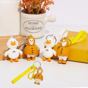 귀여운 가방 참 키홀더 오리 캐릭터 열쇠고리 키체인 스트랩