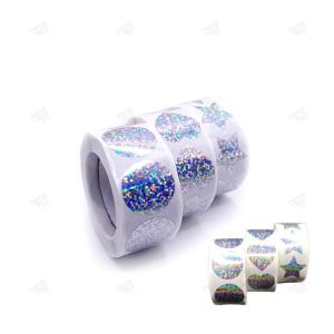 선물 포장 포인트 다꾸 반짝이 홀로그램 별 원형 하트 롤 스티커