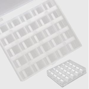 가정용 밑실 북알케이스 보관상자 미싱재료 정리 보빈케이스 25칸