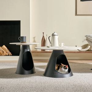 필로메 세라믹 숨숨집 펫하우스 테이블 2개 세트 (2color)