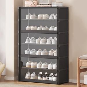 미니신발장 원룸신발 철제신발장 커버 불투명