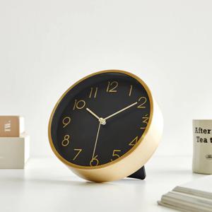 골든타임 벽탁상 겸용시계 골드블랙
