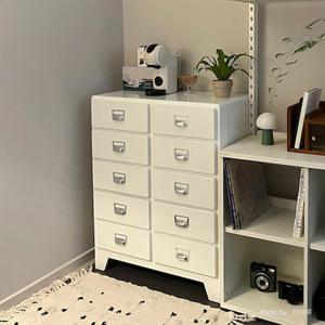 모토 북유럽풍 원목 5단 10단 유리 레트로 화이트 다용도 수납장