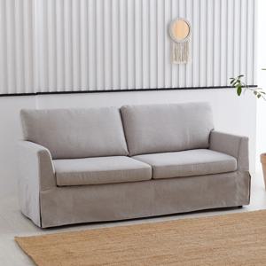 [리퍼]풀커버 워셔블 패브릭 3인 소파 (전체커버 세탁가능)