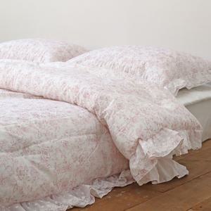 로지 플라워 워싱 고밀도 순면 모달 100 옥수수솜 프릴 레이스 사계절 차렵이불 세트