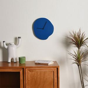 [해외] 무소음 모던 벽시계 거실 주방 인테리어 감성 미니멀 디자인 시계 5컬러