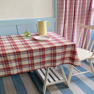 메리 체크무늬 테이블보 식탁보 커튼 가리개 레드 크리스마스