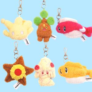 포켓몬 포켓피스 납작 인형 키링 마휘핑 꼬지지 별가사리 바다그다 마빌크 싸리용 가방고리
