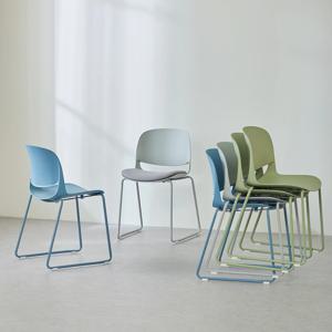 엘라 방석O 트렌디 라운드 파스텔 의자