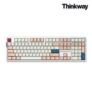 토체프 101 108키 기계식 유무선 키보드 소이 밀크, 포치드 에그축