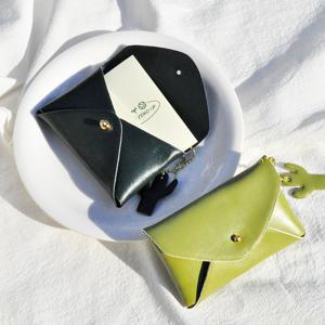 E:LOF 이롭 선인장 가죽 카드지갑 비건레더 핸드메이드 업사이클링 키링 명함케이스