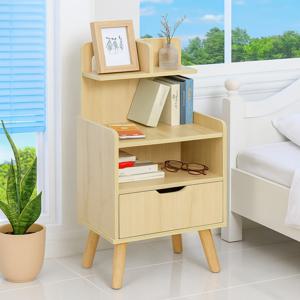 멀티 수납 협탁 사이드테이블 1단 서랍 침대옆 보조 테이블 소파 거실 베드 홈카페 선반