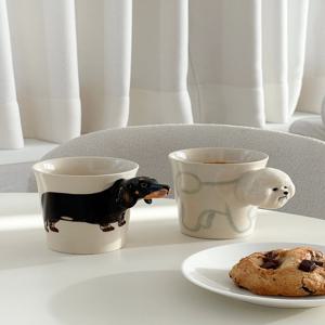 일본 LOFT 인기 애니멀 도자기 머그컵 270ml 세라믹 머그잔 집들이 답례품 선물