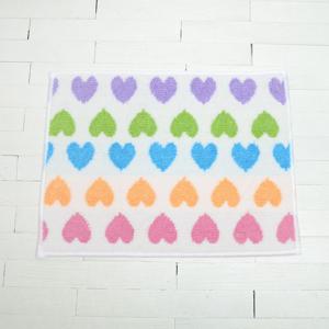 극세사 하트매트 화이트 세탁가능 욕실 주방발매트