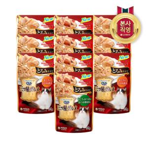 긴노스푼 촉촉한 토로미 고양이간식 파우치 엘지유니참  10P(2종 택1)