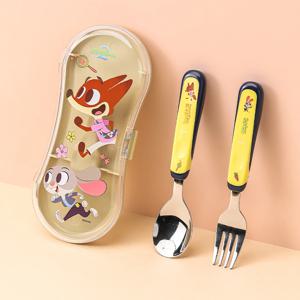 릴팡 주토피아2 더블컬러 큐티스푼포크케이스세트 / ZT9207