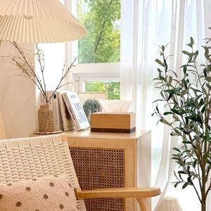 각티슈케이스 휴지 보관함 M 사이즈 원목 오크 월넛 카인들리 티슈케이스