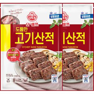 오쉐프 도톰한 고기산적(돼지고기 62.25) 1kg x 2봉