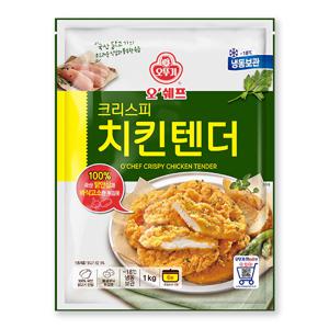 오쉐프 바삭하고 고소한 크리스피 치킨텐더 (닭고기 62.5) 1kg x 1봉