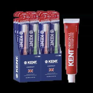 켄트칫솔 콤팩트 6개입+6개입+ 오리지널 치약60g