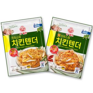 오쉐프 크리스피 치킨텐더 2종 골라담기 (1kg x 3봉)