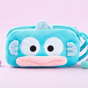 산리오 한교동 사각파우치 필통 듀얼수납 2지퍼 손목스트랩 학용품 파우치 화장품 케이스