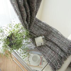 코코 그레이 트위드 현관 중문 거실 안방 가림막 스튜디오 배경 커튼