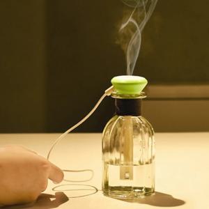 크리스탈 유리병 보틀 꽂아쓰는 USB 미니 가습기 사무실 탁상용 차량용 가습기