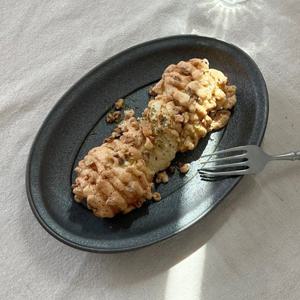 블랙스톤 타원접시 오벌 플레이트