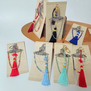 조선 한국 전통 갓 키링 2종 DIY 만들기 & 완제 시스루 비즈 노리개 (완제품)