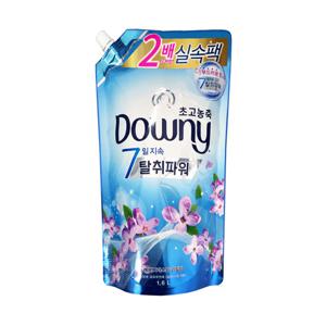 다우니 섬유유연제 레몬그라스와 라일락 리필 1.6L