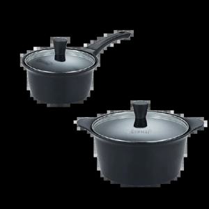 IH  통주물 세라믹 냄비 2종세트 (18편수+24곰솥)