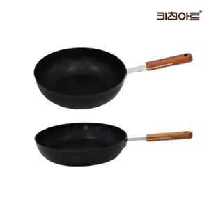 포르트 내츄럴우드 인덕션가능 후라이팬세트 2종A(후26+궁26)