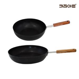 포르트 내츄럴우드 인덕션가능 후라이팬세트 2종D(후28+궁26)