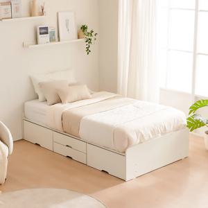 카르모 무헤드 2단 4서랍 침대프레임 SS/Q (매트반값)