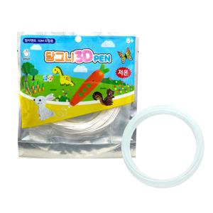 당그니 저온 3D펜 리필 필라멘트 10M (흰색)