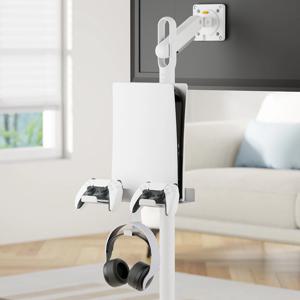PSH-01 게임기 정리 슬림 홀더 헤드셋 플스5 PS5 선반 거치대