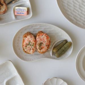 재팬 오트밀 나눔접시 땅콩 회접시 식판 일본그릇