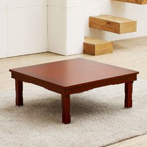 샤벨 무늬목 교자상 4인용 밥상 원목 집들이상 큰밥상 80x80