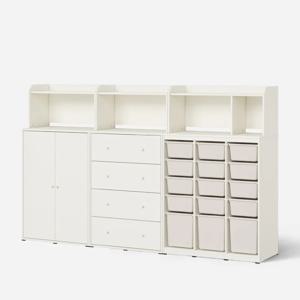 샘키즈 보나 일반 옷장+낮은상부장 세트 2600