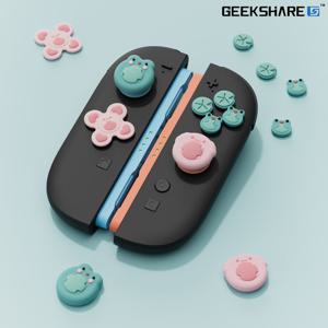닌텐도 스위치2 조이콘2 스틱커버 버튼커버 세트 긱쉐어 개굴커플