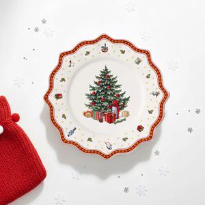 크리스마스 토이딜라이트 뷔페 플레이트 35cm