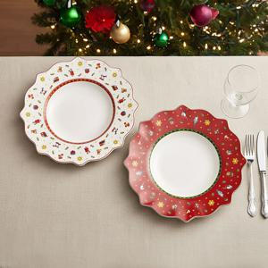 크리스마스 토이딜라이트 깊은접시 26cm