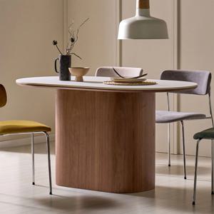 잔카 세라믹 테이블 타원형 4인용 식탁 1400x800 (1color)