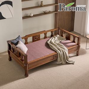 가야 명작 황토 흙소파 누리C 온열 보료 원목 카우치 평상