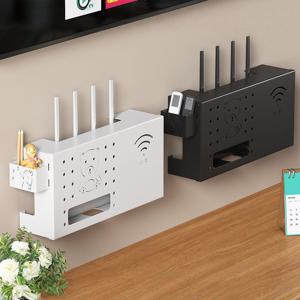 [해외] 모던 신플 무타공 셋톱박스 정리함 와이파이 공유기 수납함 2colors 2size