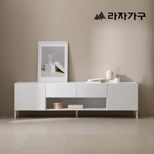 인디고 E0등급 1800 광폭형 LED 거실장(철제다리형)