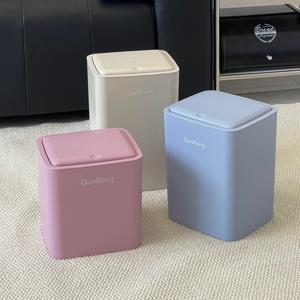 [해외] 북유럽 모던 원터치 인테리어 휴지통 욕실 냄새차단 쓰레기통 3color 3size