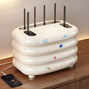 [해외] 모던 심플 가정용 공유기 정리함 셋톱박스 정리함 와이파이 수납함 2colors