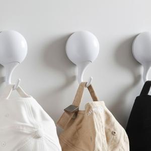 강력 흡착식 물방울 후크 접착 욕실 매직 고리 정리 주방 무타공 가방 모자 흡착 걸이